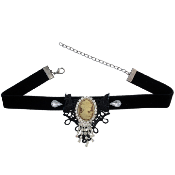 N-1579 Boho Vintage Choker Necklace Jewelry Rhinestone Pendants & Necklaces