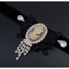 N-1579 Boho Vintage Choker Necklace Jewelry Rhinestone Pendants & Necklaces