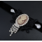 N-1579 Boho Vintage Choker Necklace Jewelry Rhinestone Pendants & Necklaces