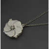 N-6113 Fashion Bronze Chain Mirror Drop Pendant Necklaces for Women Jewelry