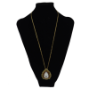 N-2312 Fashion Big Transparent Crystal Pendant Necklaces for Women Boho Wedding Party Birthday Gift Jewelry