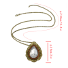 N-2312 Fashion Big Transparent Crystal Pendant Necklaces for Women Boho Wedding Party Birthday Gift Jewelry