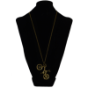 N-2316 Fashion Bike Shape Bronze Drop Dangle Chain Necklace for Women Gift