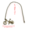 N-2316 Fashion Bike Shape Bronze Drop Dangle Chain Necklace for Women Gift