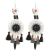 E-4244 4 Colors New Arrive Fashion Bohemian Bead Taasel Gem Dangle Earring for Women Party Accessories