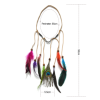 F-0452 Fashion Handmade Ethnic Gypsy Rope Colorful  Feather Hairbands Women Boho  Hairband Hair Accessory