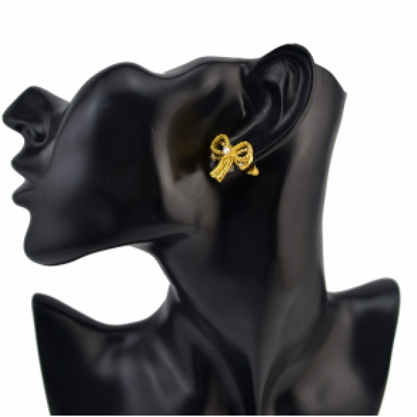 E-1531 Bowknot Horse Shape Earrings  Jewelry for Women