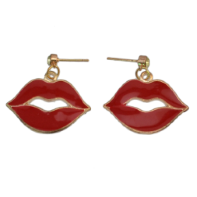 E-1046/1049/1139/1146/1154  5 Styles New Alloy Lip Pearl Gem Rhinestone Stud Earrings