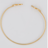 B-0596 New Gold Plated Chain Leaf Bracelet Summer