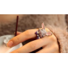 R-0742 New Fashion Rabbit Gold Plated Alloy Ring