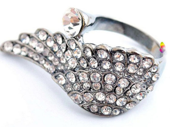 R-1078 New Fashion Round Silver Plated Alloy Ring
