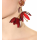 E-4265 Vintage Gold Plated Drop Earrings Crystal Charm Earring for Women Jewelry