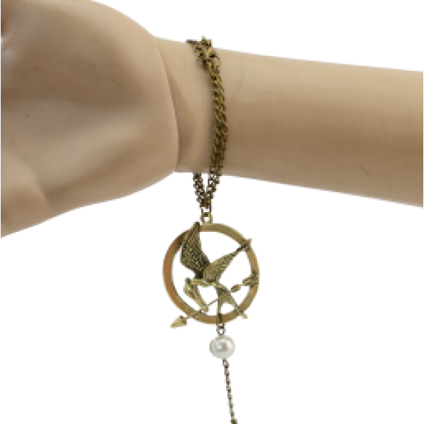B-0325/0439 Charm Gold Silver Bronze Metal Alloy Chain Bow Hoop Beautiful Bracelet