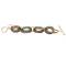 B-0325/0439 Charm Gold Silver Bronze Metal Alloy Chain Bow Hoop Beautiful Bracelet