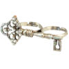 R-1006/1069/1019 Vintage Silver Gold Bronze Metal Rhinestone Paw Shape Rhinestone Rings for Women Bohemian Fashion Accssories