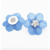 E-4788 Korean Style Fashion Jewelry Crystal Flower Stud Earrings For Women