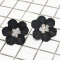 E-4788 Korean Style Fashion Jewelry Crystal Flower Stud Earrings For Women