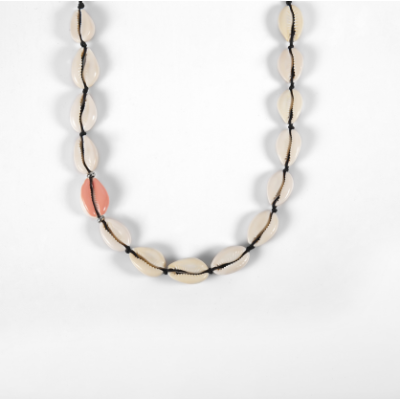 N-7218 Shell Drop Oil Asymmetrical Necklace for Women's Jewelry Design