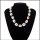 N-7218 Shell Drop Oil Asymmetrical Necklace for Women's Jewelry Design