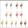 E-5268 Summer Sea Style Conch Shell Pendant Earrings for Women's Jewelry Design