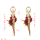 E-5268 Summer Sea Style Conch Shell Pendant Earrings for Women's Jewelry Design