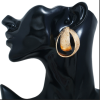 E-5271 Fashion Simple Abstract Art Alloy Drop Earrings for Women Jewelry