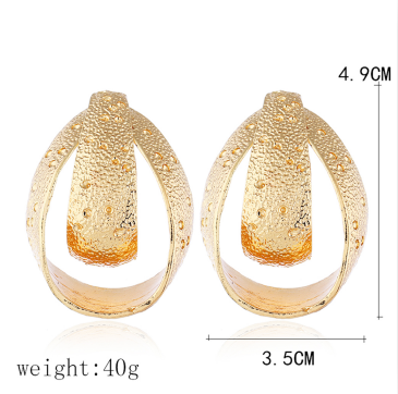 E-5271 Fashion Simple Abstract Art Alloy Drop Earrings for Women Jewelry