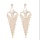 E-5281 Fashion Silver Gold Metal Full Rhinestone Tassel Drop Earrings For Women Wedding Party Jewelry
