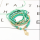 B-0971 Set of 6 Bracelets Acrylic Beads Alloy Bracelet for Woman Bangle