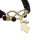 B-0971 Set of 6 Bracelets Acrylic Beads Alloy Bracelet for Woman Bangle