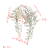 F-0643  2 Color Fashion Gold Plated Alloy Hairband Leaf Shape Bride Headband Hair Jewelry