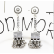 E-5348  Bohemia Vintage Indian Silver Gold Plated Zamak Bells Tassel Earrings For Women Ethnic Jewellry