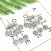 E-5350 Ethnic Vintage Style Silver Zamak Gypsy Indian Coin Long Tassel Statement Earrings Female Bohemian Jewelry