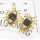 E-5361 Fashion Devil's Eye Small Beads Summer Style Earrings Female Wedding Party Jewelry