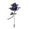 P-0437  3 Color Women Silver Metal  Flower Brooch Pins Shirt Dress Clothes Fashion Accessories