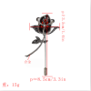 P-0437  3 Color Women Silver Metal  Flower Brooch Pins Shirt Dress Clothes Fashion Accessories