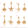 E-5366  Fashion Marine Style Starfish Sea Shell Summer Earrings Female Wedding Party Jewelry