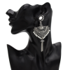 E-5387 Indian Vintage Gold Silver Bell Tassel Statement Jhumka Earrings For Women Party Jewelry