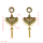 E-5387 Indian Vintage Gold Silver Bell Tassel Statement Jhumka Earrings For Women Party Jewelry