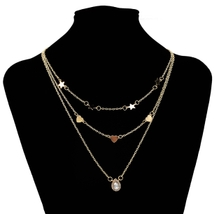 N-7267 2 Styles Multi-layer Sea Shell Pendant Necklaces For Girls Party Summer Women Jewelry