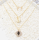 N-7267 2 Styles Multi-layer Sea Shell Pendant Necklaces For Girls Party Summer Women Jewelry