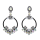 E-5467 Big Hoop Round Circle Crystal Pendant Drop Earrings For Women Wedding Statement Earrings Jewelry Gifts