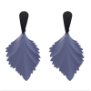 E-5474 Alloy Novelty Maple Leaf Earrings for Women Ladies Big Dangle Drop Earrings