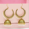 E-5506 Classic Big Bells Pendant Indian Earrings Women Bohemia Ethnic Metal Geometric Drop Earring