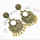 E-5524 Bollywood Oxidized Jewellery Ethnic Silver Afghan Tassel Earrings Flower Jhumka Indian Earrings