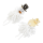 E-5545 Handmade Snowman Earrings For Women Fashion Statement Earrings  Christmas Gift
