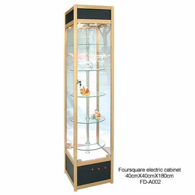 Glass revolving display cabinet FD-A002