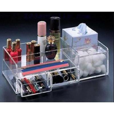 Acrylic cosmetic organizer box