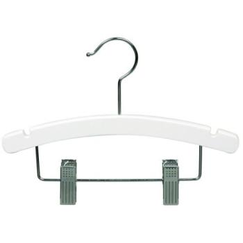 white acrylic clips hangers