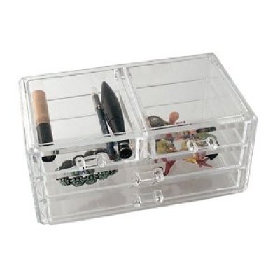 acrylic storage organizer with drawers